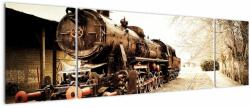 Mivali Tablou - Locomotiva istorică, din trei bucăți 170x50 cm (V021959V17050)