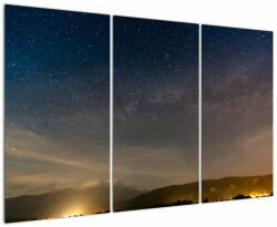 Mivali Tablou cu cerul nocturn, din trei bucăți 120x80 cm (V020372V120803PCS)