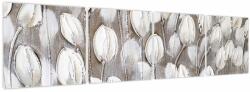 Mivali Tablou - Lalele structurate, din patru bucăți 160x40 cm (V023906V16040)