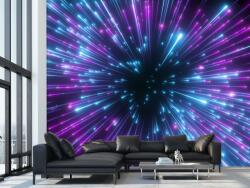 Mivali Fototapet - Spațiu neon, vlies, 294x204 cm (T100450TQ6)