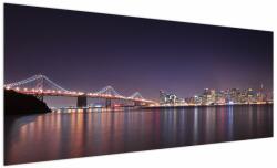 Mivali Tablou cu privirea spre San Francisco, California, dintr-o bucată 250x125 cm (V021342V250125)