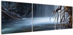 Mivali Tablou - Laguna de iarnă, din trei bucăți 150x50 cm (V022541V15050)