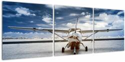 Mivali Tablou cu aeroplan cu motor, din trei bucăți 120x40 cm (V021915V12040)