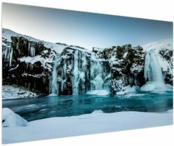 Mivali Tablou cu cascade înghețate, dintr-o bucată 150x100 cm (V020230V150100)
