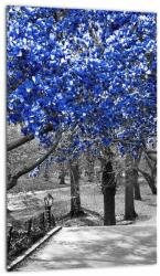 Mivali Tablou - Copaci albaștri Central Park, New York, dintr-o bucată 20x30 cm (V023118V2030)