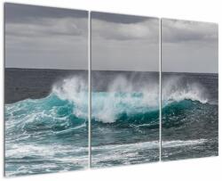 Mivali Tablou - Valuri pe ocean, din trei bucăți 120x80 cm (V022449V120803PCS)
