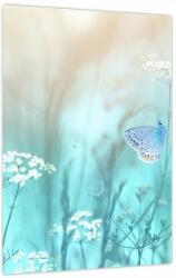 Mivali Tablou - Fluture în albastru, dintr-o bucată 30x40 cm (V024020V3040)