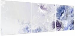 Mivali Tablou - Flori, pictură texturată, din trei bucăți 120x40 cm (V024016V12040)