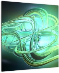 Mivali Tabloul cu abstracție verde, dintr-o bucată 50x50 cm (V020063V5050)