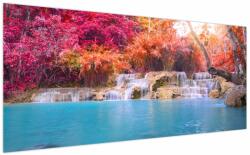Mivali Tablou lagyna turcuaz, Laos, Tat Kuang Si, dintr-o bucată 200x100 cm (V021754V200100)