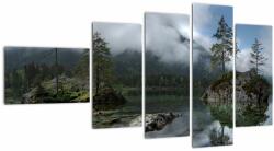 Mivali Tablou cu pomi în lac, din cinci bucăți 110x60 cm (V021702V11060)
