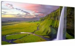 Mivali Tablou cu cascade, dintr-o bucată 100x40 cm (V020498V10040)