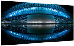 Mivali Tablou pe sticlă cu stadion de fotbal, dintr-o bucată 100x50 cm pe sticlă (V020653V10050GD)