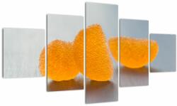 Mivali Tablou cu mandarine, din cinci bucăți 125x70 cm (V020443V12570)