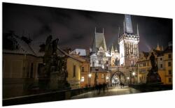 Mivali Tablou cu Poarta de pulbere iluminată, dintr-o bucată 200x100 cm (V020594V200100)