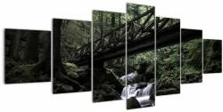 Mivali Tablou din pădurea neagră, din șapte bucăți 210x100 cm (V021686V210100)