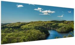 Mivali Tablou - Lac montan, dintr-o bucată 250x125 cm (V022443V250125)