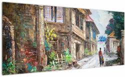 Mivali Tablou - Satul filipinez, Asia, dintr-o bucată 100x40 cm (V023208V10040)