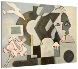 Mivali Tablou pe sticlă - Cubismul, dintr-o bucată 70x50 cm pe sticlă (V023288V7050GD)