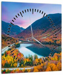 Mivali Tablou - White Mountain, New Hampshire, USA (cu ceas), dintr-o bucată 30x30 cm cu ceas (V022929V3030C)