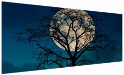 Mivali Tablou copacului cu lună plină, dintr-o bucată 250x125 cm (V021355V250125)