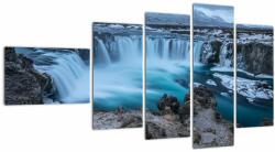 Mivali Tablou - Priveliște la cascade, din cinci bucăți 110x60 cm (V022555V11060)