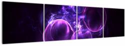 Mivali Tablou abstract cu bulbuci, din patru bucăți 160x40 cm (V020149V16040)