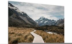 Mivali Tablou - Poteca în valea muntelui Mt. Cook, dintr-o bucată 100x70 cm (V021571V10070)