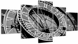 Mivali Tablou - Ceasul Astronomic, Praga, Republica Cehă (cu ceas), din cinci bucăți 150x80 cm cu ceas (V023447V15080C)