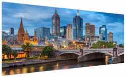 Mivali Tablou cu orașul Melbourne, dintr-o bucată 250x125 cm (V020715V250125)