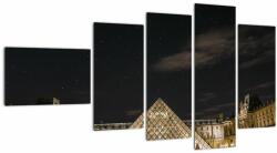 Mivali Tablou - Louvre nocturn, din cinci bucăți 110x60 cm (V021664V11060)