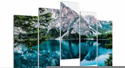 Mivali Tablou - Lac în Alpi, din cinci bucăți 125x90 cm (V022552V12590)