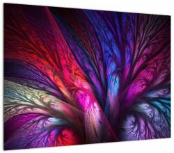 Mivali Tablou pe sticlă abstract cu copacul, dintr-o bucată 70x50 cm pe sticlă (V020125V7050GD)