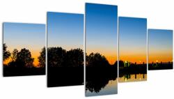 Mivali Tablou cu apus de soare, din cinci bucăți 150x80 cm (V020339V150805PCS)