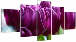 Mivali Tablou cu lalele, din cinci bucăți 150x80 cm (V020308V150805PCS)