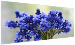 Mivali Tablou buchet cu flori albastre, dintr-o bucată 250x125 cm (V020175V250125)