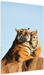 Mivali Tablou - Tigroaica cu pui, dintr-o bucată 50x70 cm (V023667V5070)