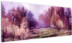 Mivali Tablou - Peisaj de toamnă - pictură, dintr-o bucată 145x58 cm (V022395V14558)