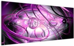 Mivali Tabloul cu abstracție frumoasă în violet, dintr-o bucată 120x50 cm (V020060V12050)