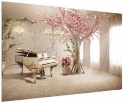 Mivali Tablou - Interior de vis cu pian, dintr-o bucată 120x80 cm (V022800V12080)