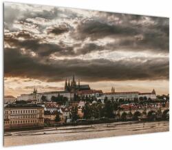 Mivali Tablou - Praga înnorită, dintr-o bucată 100x70 cm (V020258V10070)
