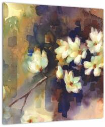 Mivali Tablou - Magnolii albe, pictură, dintr-o bucată 40x40 cm (V022946V4040)