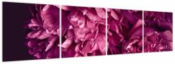 Mivali Tablou - Floarea bujorului, din patru bucăți 160x40 cm (V023999V16040)