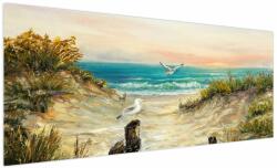 Mivali Tablou - Plaja cu nisip, dintr-o bucată 250x125 cm (V022996V250125)