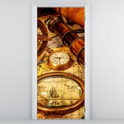Mivali Fototapet pentru ușă - Ustensile istorice ale marinarilor (D021919D95205)