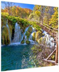 Mivali Tablou - Intrare in cascade, dintr-o bucată 70x70 cm (V023808V7070)