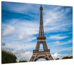 Mivali Tablou pe sticlă - Turnul Eiffel, dintr-o bucată 70x50 cm pe sticlă (V022437V7050GD)