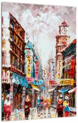 Mivali Tablou - Hong Kong, pictură în ulei, dintr-o bucată 30x40 cm (V023099V3040)