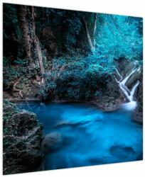 Mivali Tablou - Noaptea magică în pădurea tropicală, dintr-o bucată 70x70 cm (V023672V7070)