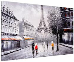 Mivali Tablou - Pictură în ulei, Paris, dintr-o bucată 120x80 cm (V023196V12080)